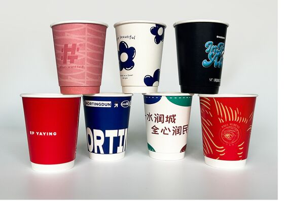 Buon prezzo Tazze di carta monouso termicamente isolate e addensate personalizzabili con coperchio per tè e caffè in linea