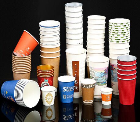 Bon prix Tasses en papier jetables de qualité alimentaire extra-épaisses haut de gamme avec logo personnalisé pour boissons chaudes en ligne