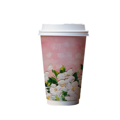 Buon prezzo Tazza di carta per caffè e tè con doppio laminato e logo personalizzato in linea