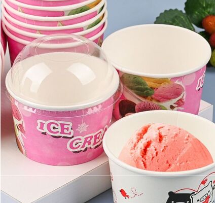 Buen precio Taza y cuencos desechables a prueba de fugas y ecológicos con logo personalizado para helado en línea