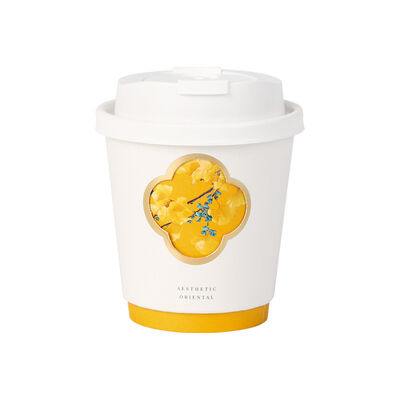 Buon prezzo Tazza da caffè rotante scavata con design per bevande calde con coperchio in carta biodegradabile ecologica in linea