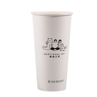 Goede prijs Custom Logo Dubbelwand Geïsoleerd lekbestendig Papierbeker Warm koude dranken online