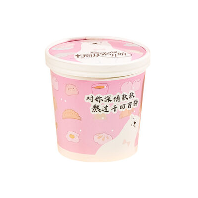 Bon prix Boîte à emporter en papier kraft extra épais, étanche, biodégradable, pour congee, nouilles, desserts en ligne