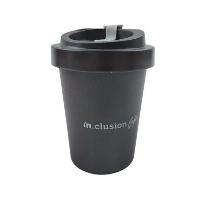 ราคาดี แก้วกาแฟ PLA สีดำด้าน ย่อยสลายได้ 100% ทนความร้อนเย็น -10C ถึง 100C ออนไลน์