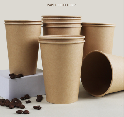 Goede prijs Verdikte wegwerppapierbeker Custom Logo Voedselkwaliteit lekvrije takeaway dranken online