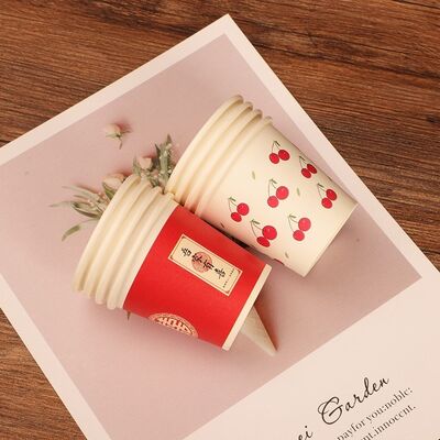 Good price Leak Resistant Custom Logo Disposable Sampling Paper Cups Food Grade Mini Taste Testing online