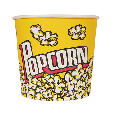 Goede prijs Recyclebare Wegwerp Papieren Emmer met Oliebestendige Coating, Op Maat Gemaakt Logo voor Bioscopen en Evenementen online