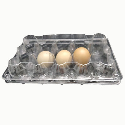 Buen precio Bandeja de embalaje de huevos de PVC transparente de 10 agujeros, caja de embalaje de huevos duradera de primera calidad en línea