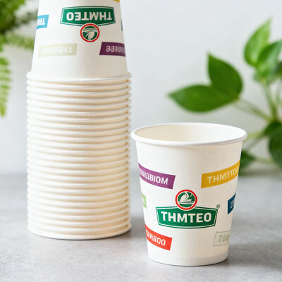 Buen precio Tazas de café de papel biodegradables personalizadas de doble pared hueca con revestimiento de PE de grado alimenticio en línea