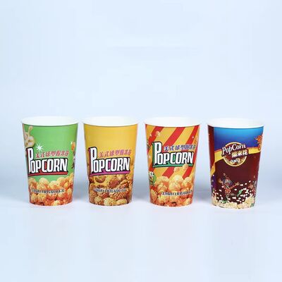 Goede prijs Cartoon paper buckets voor eenmalig gebruik met materiaal voor voedingsmiddelen online