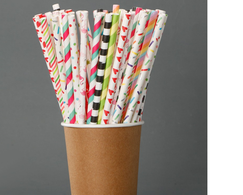 अच्छी कीमत जूस के लिए एक बार इस्तेमाल करने योग्य रंगीन पेपर स्ट्रॉ, दूध चाय कॉकटेल बच्चे पर्यावरण के अनुकूल ऑनलाइन
