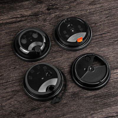 Good price Coffee Cup Disposable Lid Leak Proof Thickened PP Hinged Secure Beverage Protection online