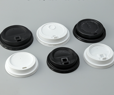 Goede prijs Wegwerp PP plastic deksel voor papieren bekers voor melkthee en koffie online