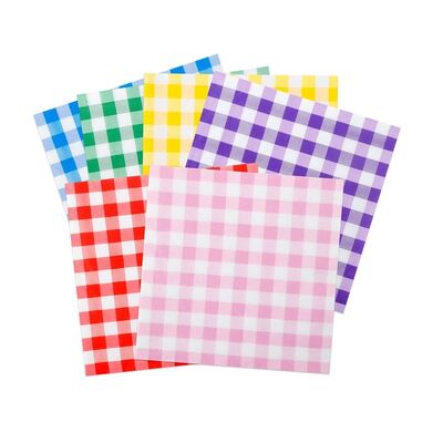 Good price Classic Plaid Foodgrade Biodegradable Napkins Eco Friendly online