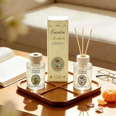 İyi bir fiyat. French Garden Reed Diffuser Gift Set Yatak odası için lüks kokulu yağ banyo için koku gidericisi ev dekorasyonu aroma kiti çevrimiçi