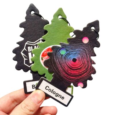 Harga yang bagus Single Pack Car Fragrance Card Freshener Lama Bertahan Penghilang Bau Custom Logo on line